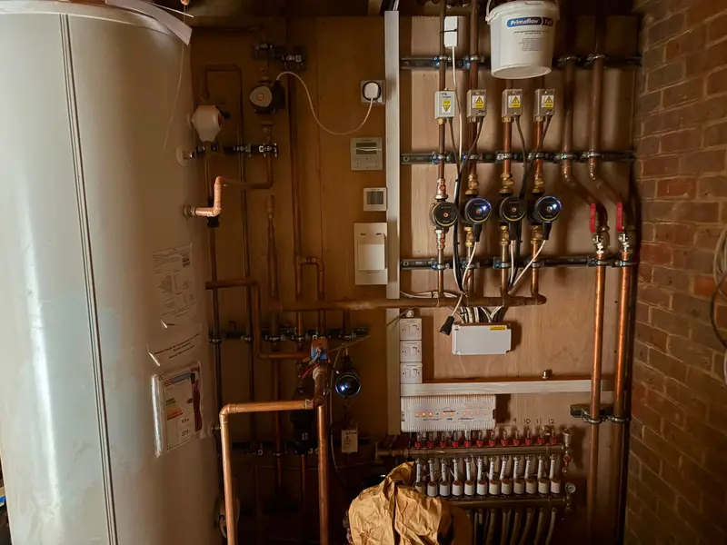 Renewable heating installation by C Hobbs Plumbing and Heating in Hertfordshire